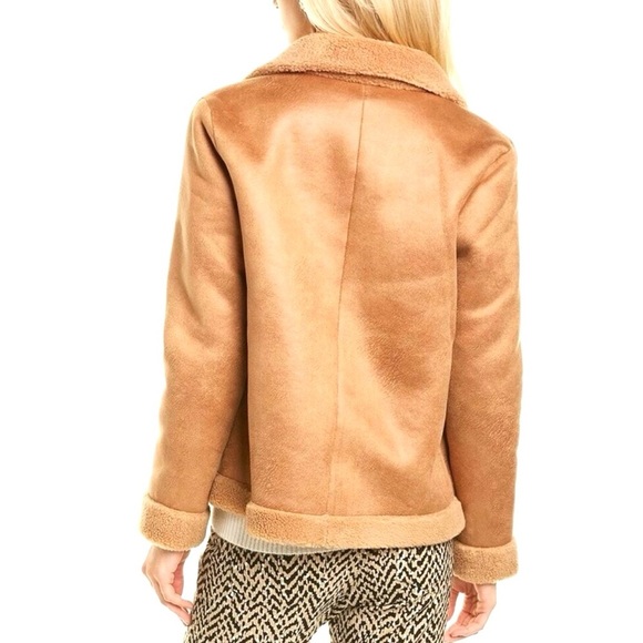 J. McLAUGHLIN Johnson Faux Suede Reversible
Jacket, Camel Coat - Picture 6 of 6
